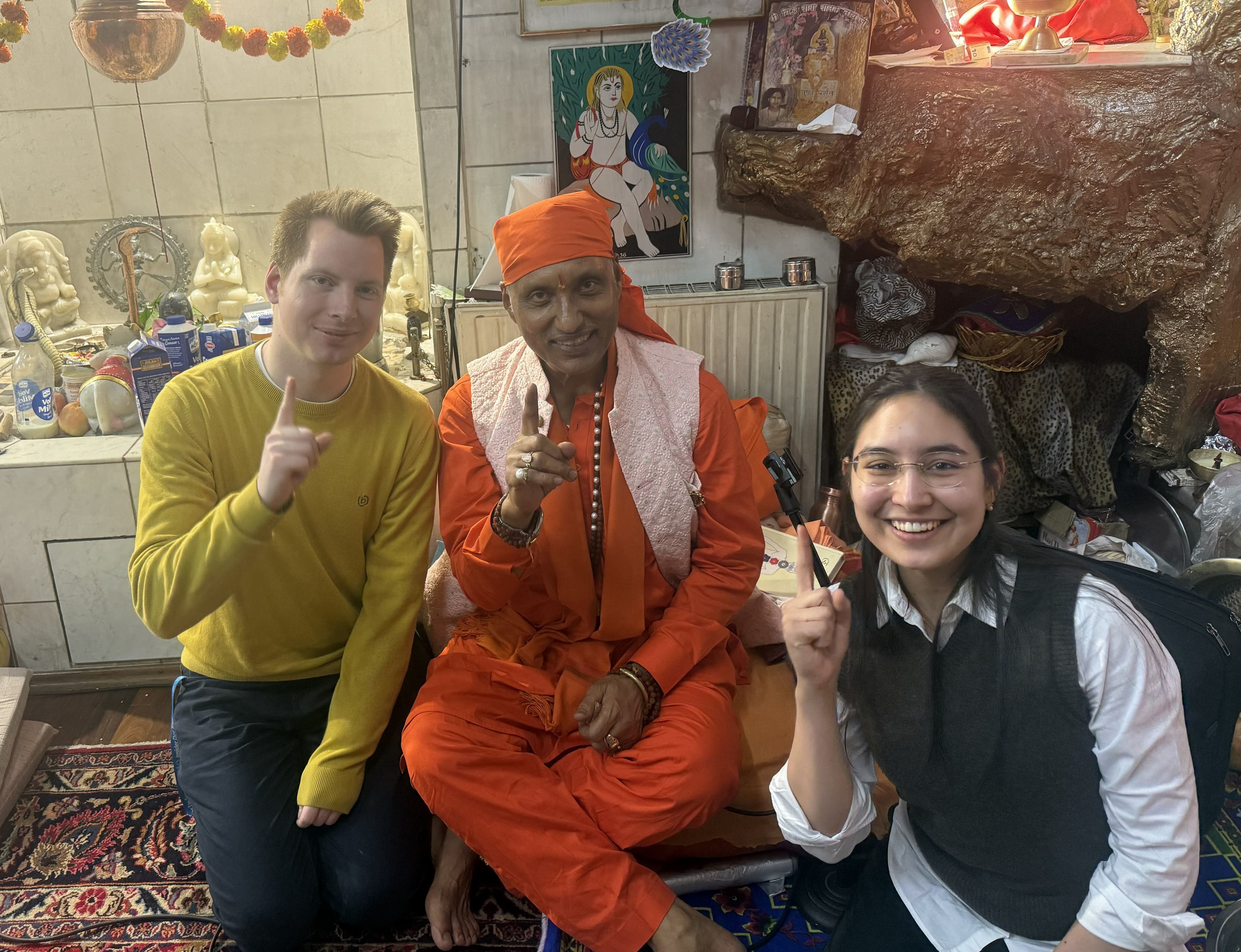 Tempelbesuch im Hindu-Tempel Wien