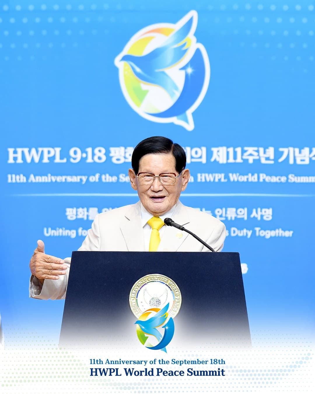 HWPL Friedenssummit, Delegierte im Dialog